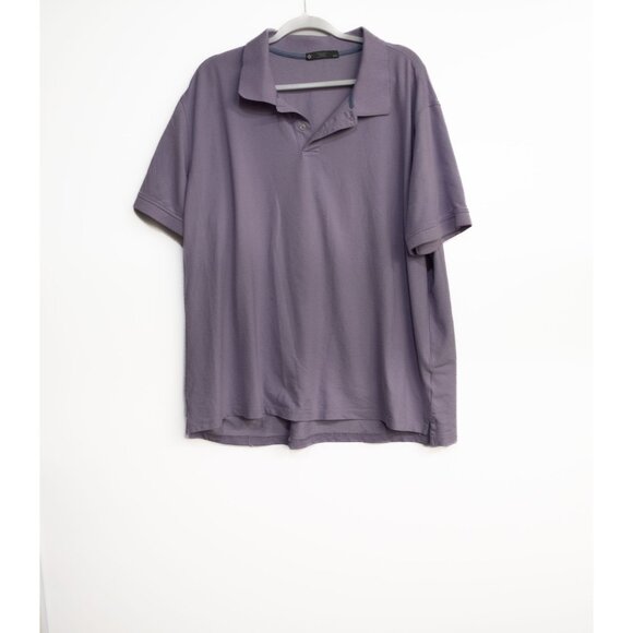 Purple Members Mark Polo Shirt XXL Mens Short Sleeve Casual Top - Picture 1 of 8